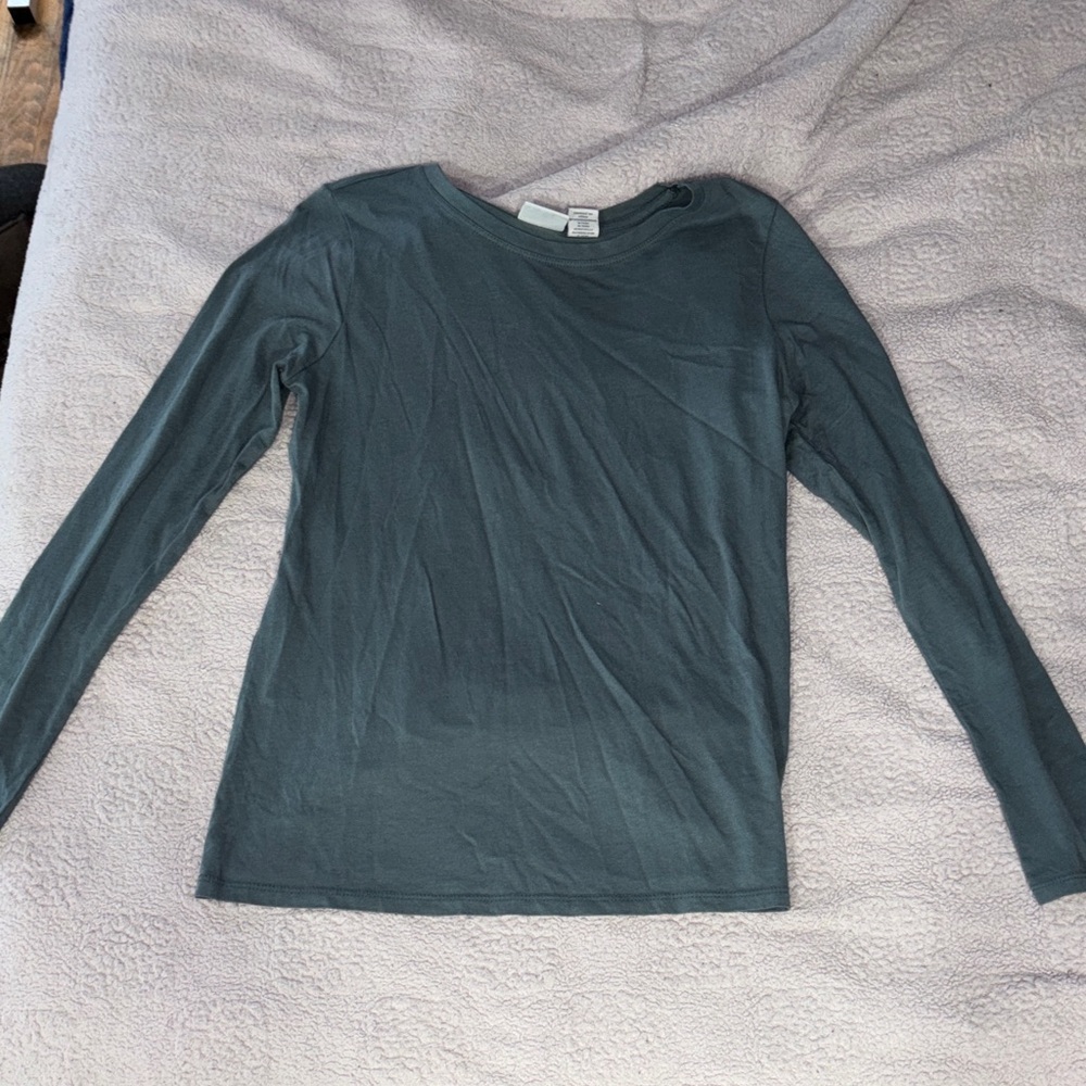 Kenar Blue Long‎ Sleeve Top large